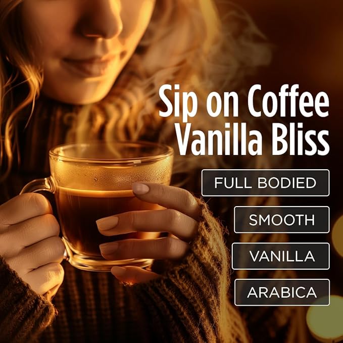 VitaCup Genius Vanilla Keto Coffee Pods w/MCT Oil, Turmeric, B Vitamins, & D3 for Energy & Focus in Recyclable Single Serve Pod Compatible with K-Cup Brewers Including Keurig 2.0, 16 CT