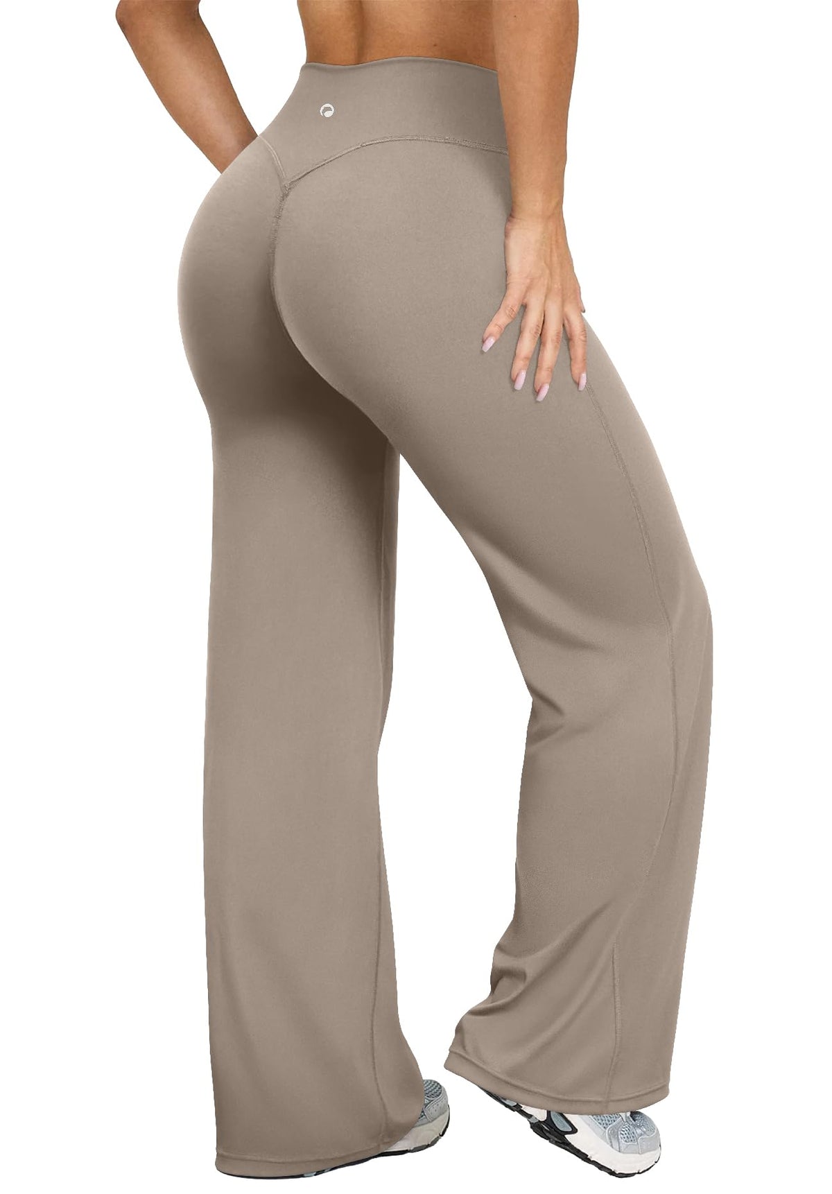 Women's High Waist Yoga Pants - Soft Stretch Straight Leg Bottoms