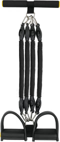 Multifunction Tension Rope, 2 Tubes Stretch Yoga Pedal Tension Strap, Adjustable Resistance, Tension Rope Fitness Equipment