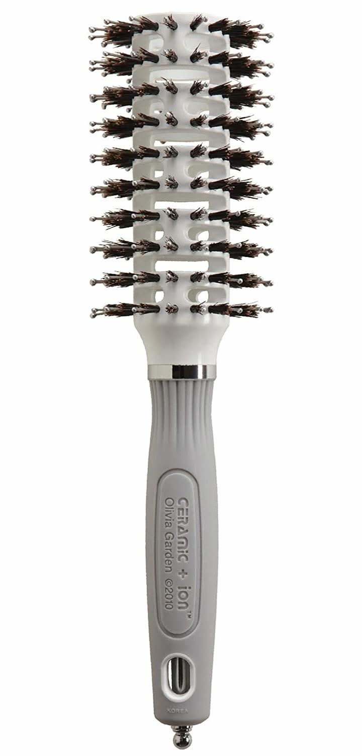 2 1/2-inch Turbo Vent Ceramic Ion hair brush with retractable sectioning pick