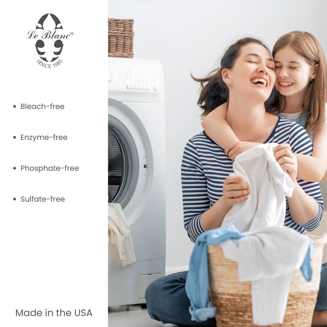 Le Blanc Linen Wash 64 oz - Gentle Laundry Care for Baby Linens