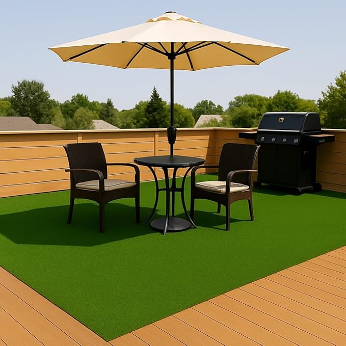 Ottomanson Artificial Turf Golf Hitting Mat 3' x 11' Indoor/Outdoor Waterproof Synthetic Fake Grass for Putting Practice Baseball Football Sports Gym Backyard, Custom Size 2' up to 30'
