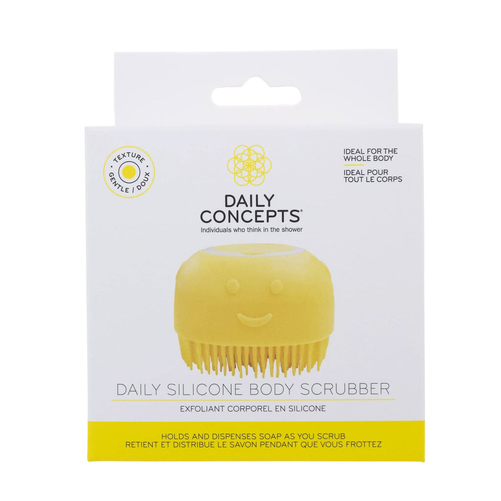 Daily Concepts Silicone Body Scrubber for Gentle Exfoliation