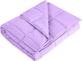 L'AGRATY Weighted Blanket - 60"x80", 20lbs Cooling Breathable Heavy Blanket with Glass Beads for Adult All-Season