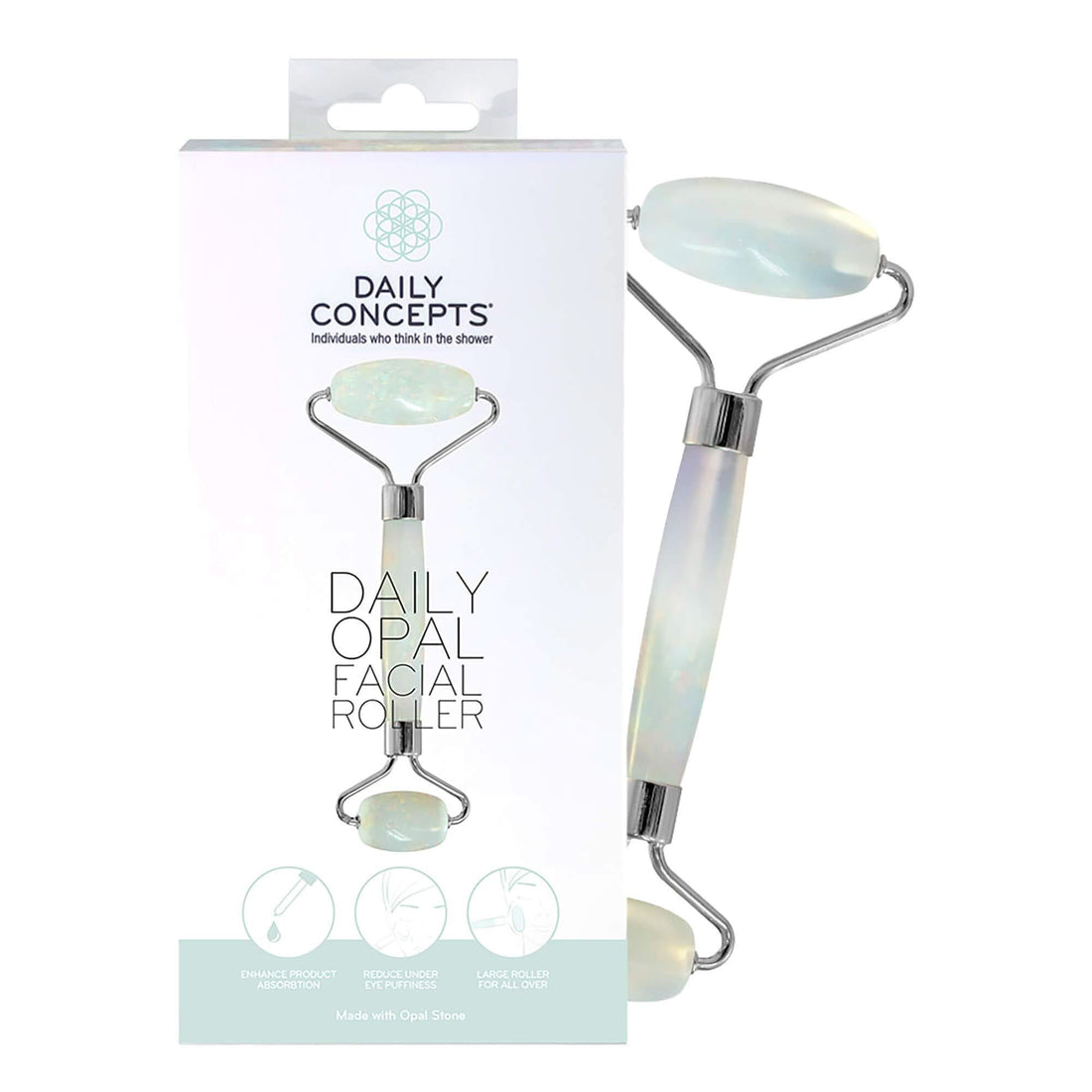 Daily Obsidian Facial Roller for Lymphatic Drainage and Glow