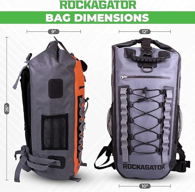 Waterproof Backpack - 40 Liter HYDRIC Series Water Proof Floating Dry Bag River Pack