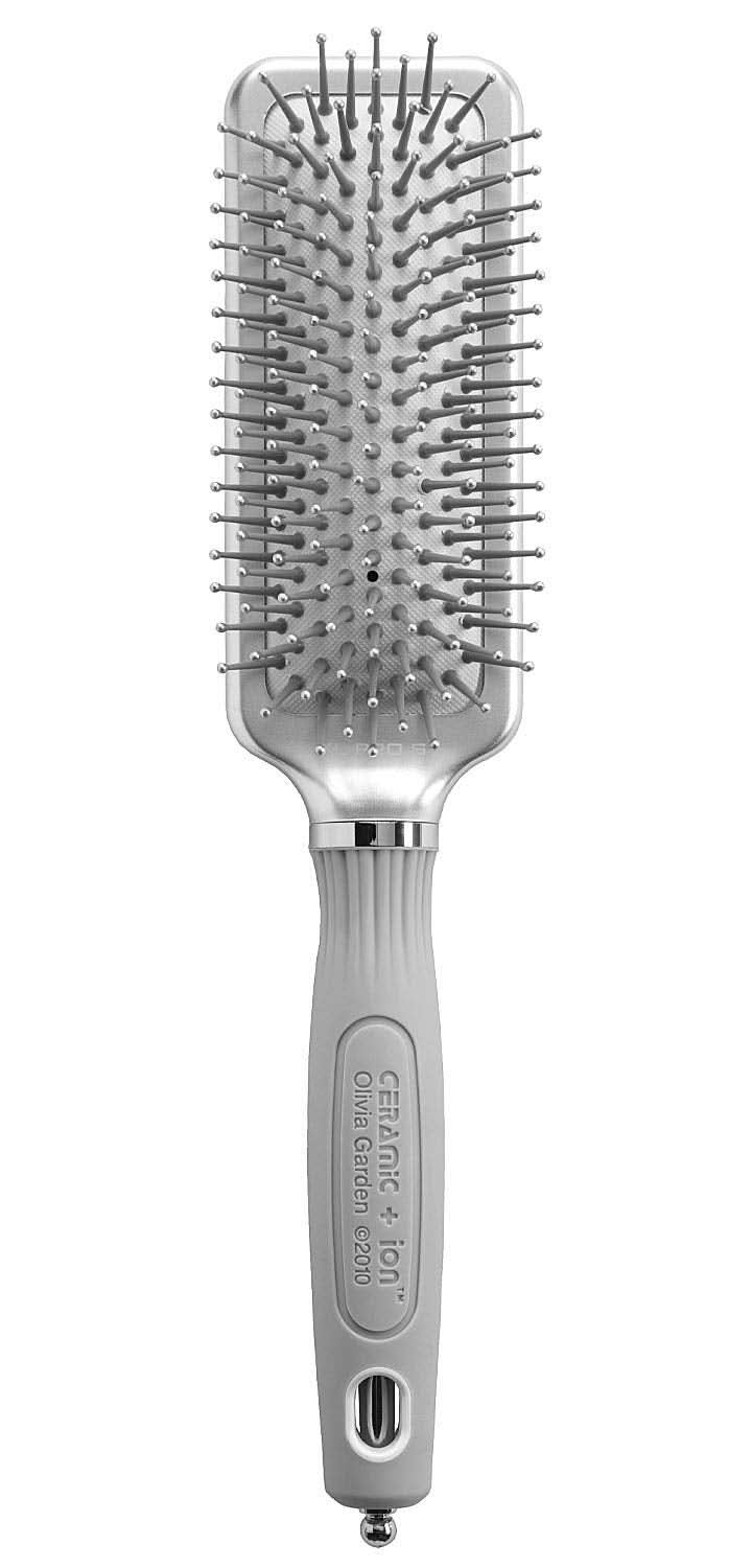 Olivia Garden Ceramic + Ion XL Pro Hair Brush with ball-point bristles