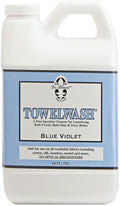 64 oz bottle of Le Blanc Blue Violet Towel Wash with a floral label