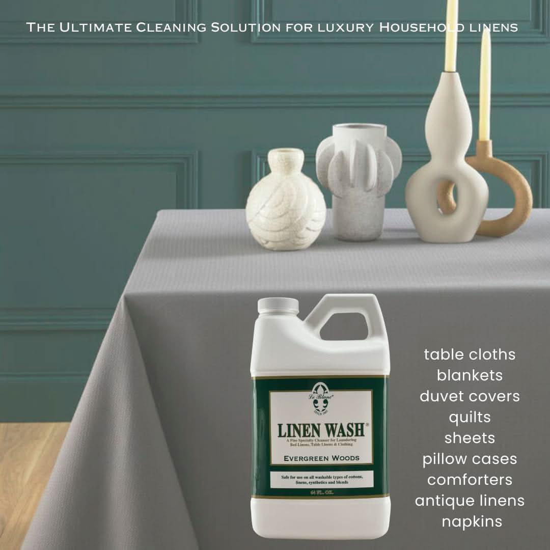 Evergreen Woods Linen Wash for Fine Fabric & Delicate Laundry 64oz