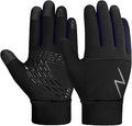 Kids Winter Gloves Back Water Repellent Touchscreen Warm Fleece Anti-slip for Boys Girls Teen 3-15 Years