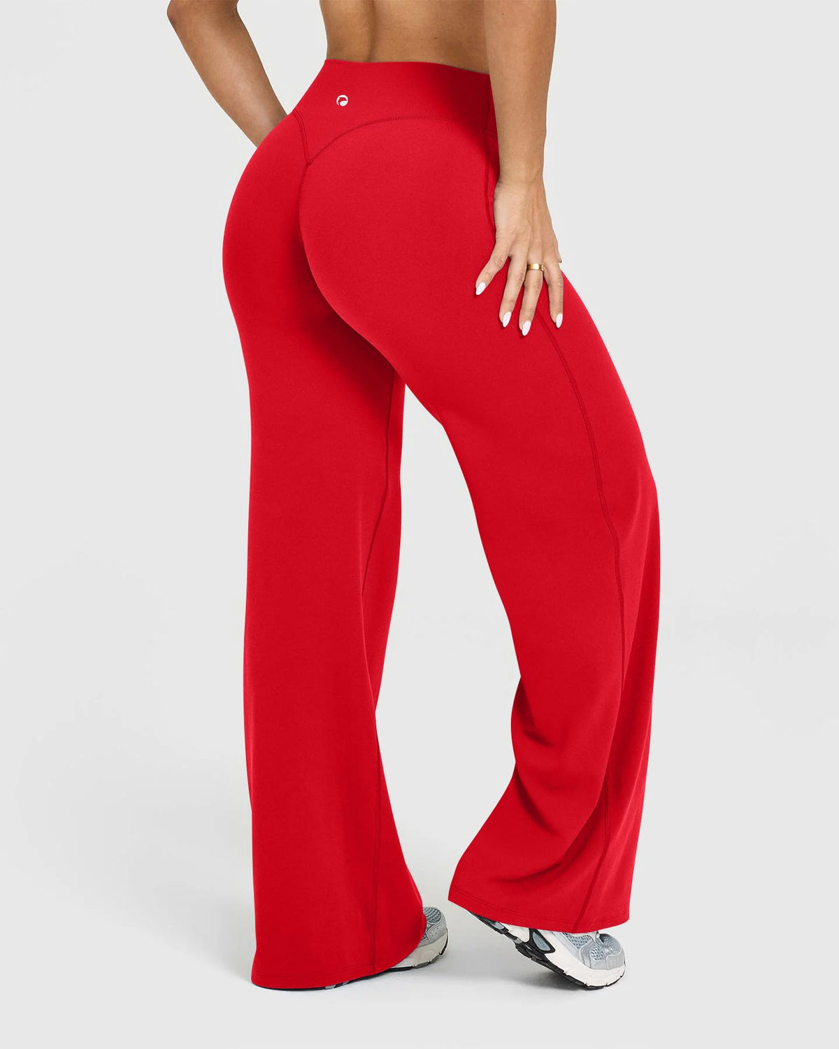 Women's High Waist Yoga Pants - Soft Stretch Straight Leg Bottoms