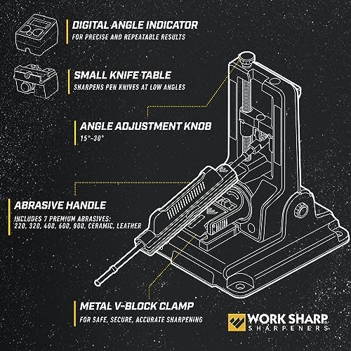Work Sharp Professional Precision Adjust Knife Sharpener Kit