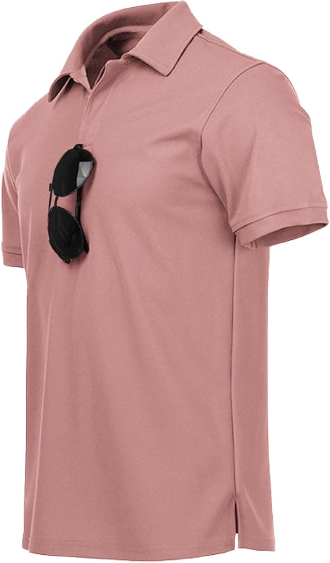 Performance Short Sleeve Tactical Golf Polo Shirt for Men