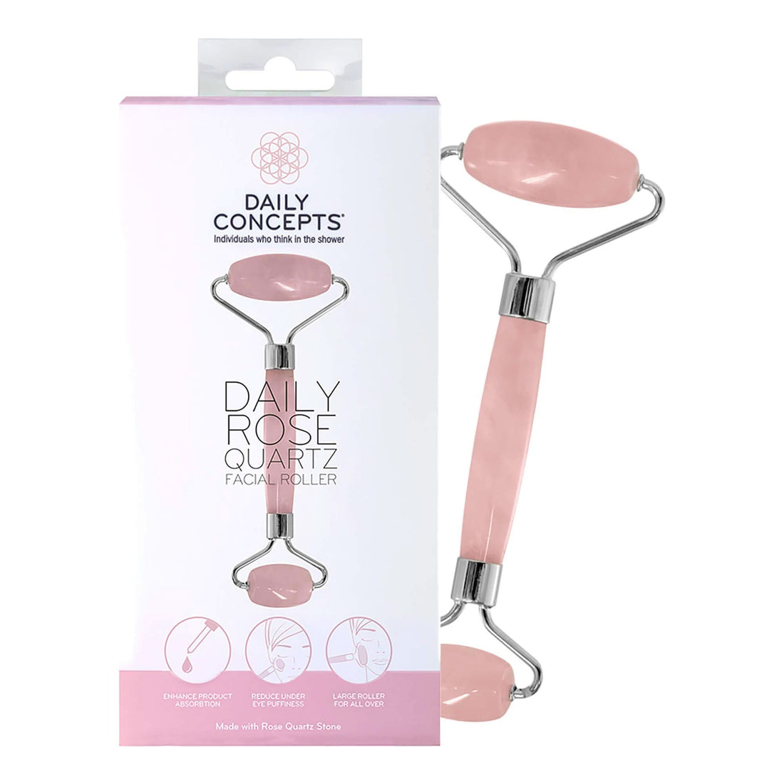 Daily Obsidian Facial Roller for Lymphatic Drainage and Glow