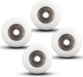 Total Gym Replacement Set of 4 Wheels/Rollers for Models 2000, 3000, Some 3000 XL, and a Few Very Early XL(White)
