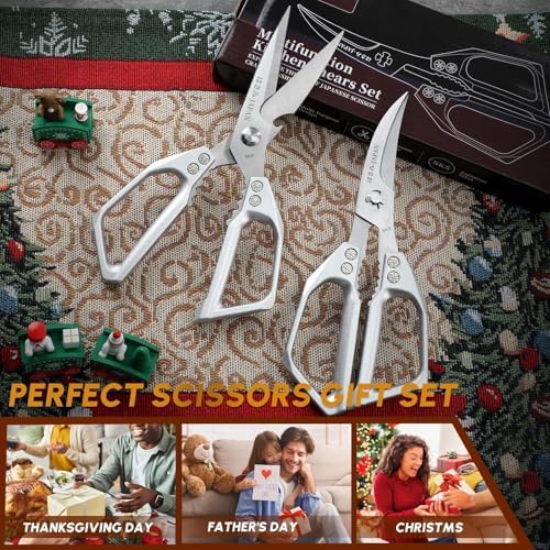 Huusk Kitchen Shears Set Silver