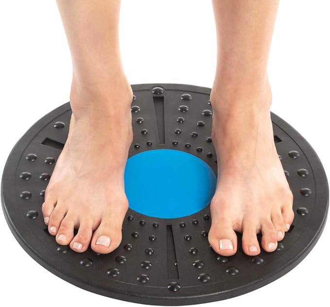 Daiwa Felicity Balance Board Disc Wobble Board Physical Therapy Equipment Core Trainer Lightweight Only 1 pound and Holds Up to 300 Pounds