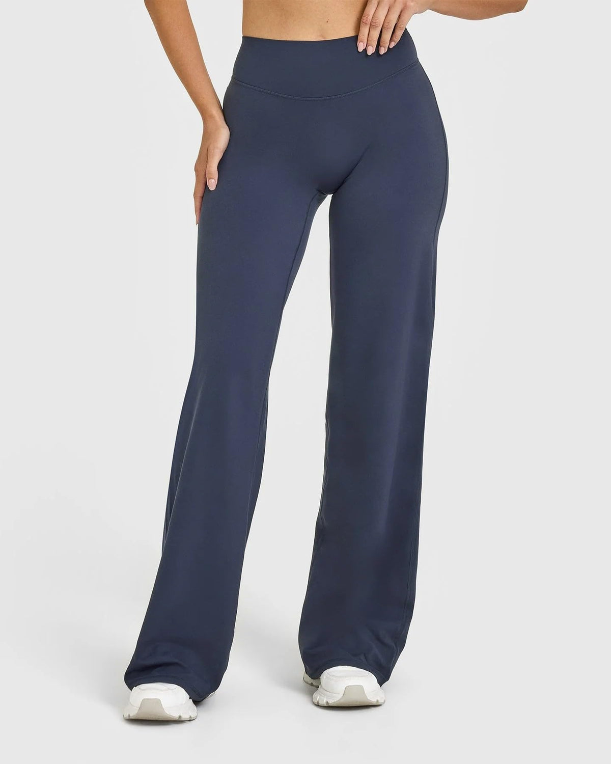 Women's High Waist Yoga Pants - Soft Stretch Straight Leg Bottoms