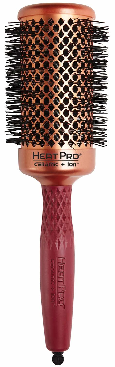 Olivia Garden Heat Pro 2 1/8 inch thermal round brush with vented ceramic barrel for professional hair styling.