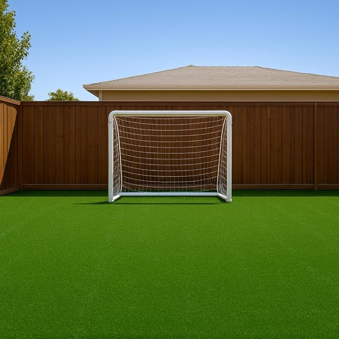 Ottomanson Artificial Turf Golf Hitting Mat 6'6" x 18' Indoor/Outdoor Waterproof Synthetic Fake Grass for Putting Practice Baseball Football Sports Gym Backyard, Custom Size 2' up to 30'