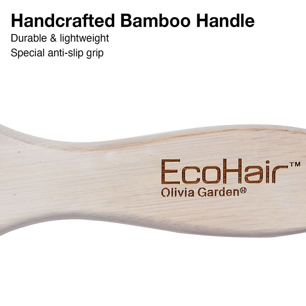 Eco-Friendly Bamboo Paddle Hair Brush with Ionic Bristles