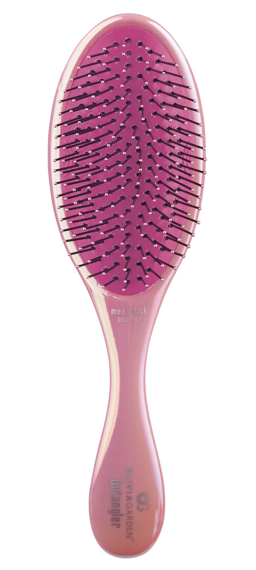 Olivia Garden Opal OG Detangler Brush in limited edition pink color
