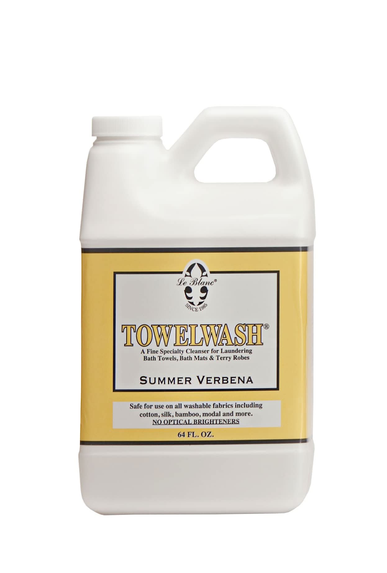 Le Blanc Summer Verbena Towel Wash 64 oz bottle