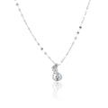 Hollow cutout lucky money bag pendant crafted from 999 sterling silver.
