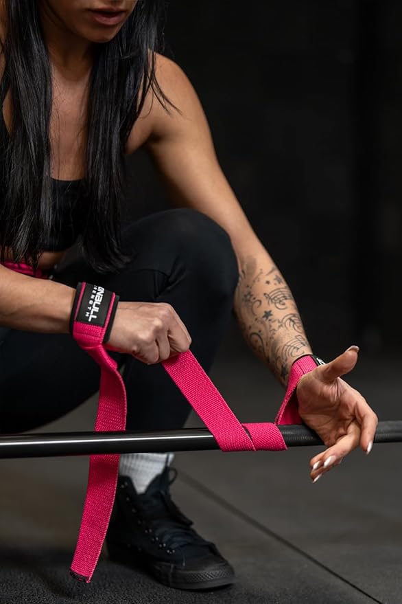 Lifting Wrist Straps for Weightlifting (1 Pair) – Padded Lifting Straps for Deadlifts, Powerlifting, Strength Training & Bodybuilding – Gym Straps for Men & Women
