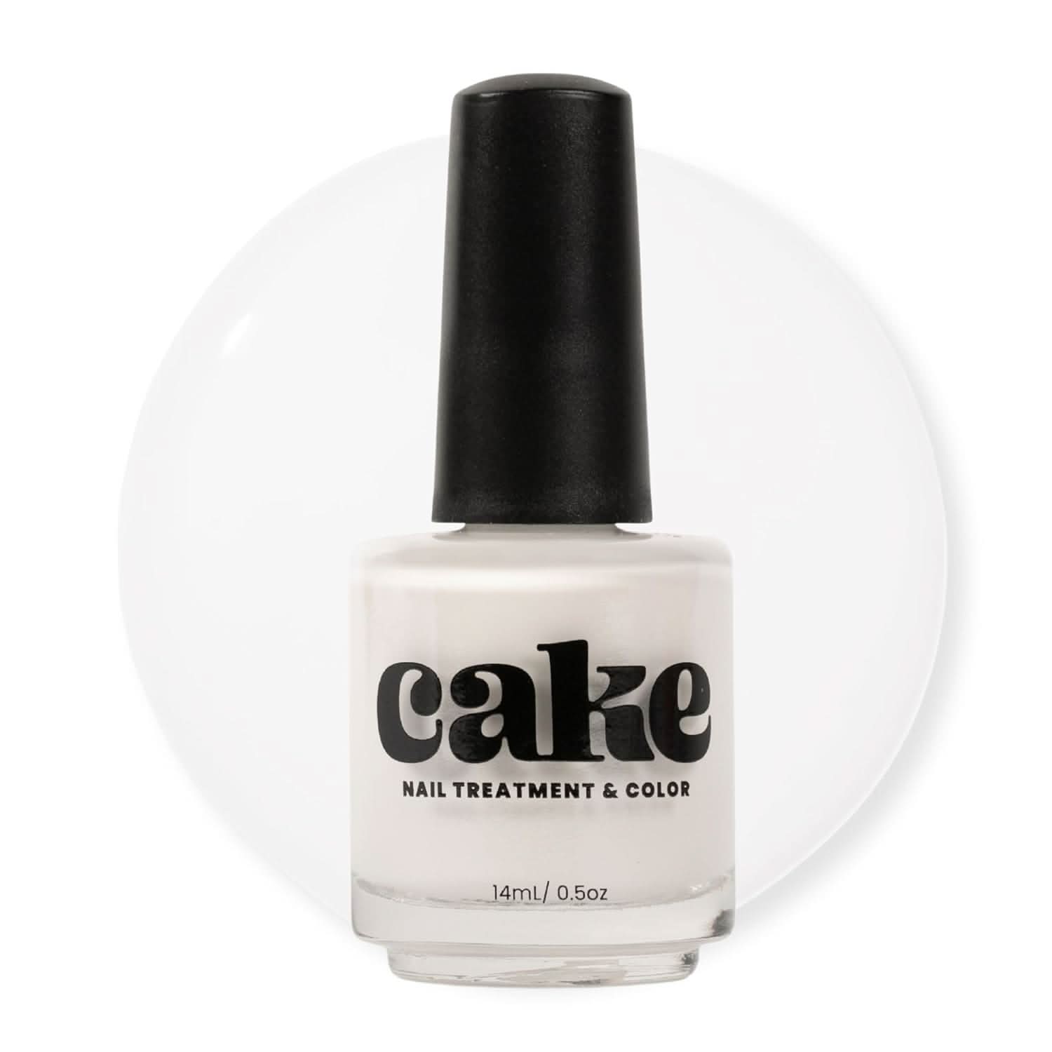 Bottle of Blanc Canvas milky white nail polish by The Beauty Box