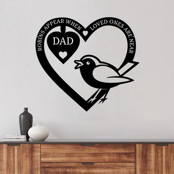 Personalized Memorial Garden Ornament - Monogram Metal Sign - Memorial Gift For Family Member