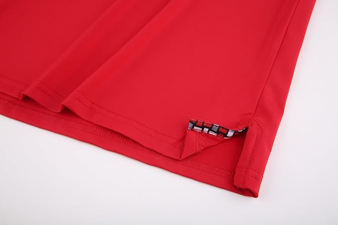 Men's Athletic Moisture-Wicking Solid Golf Polo Shirt
