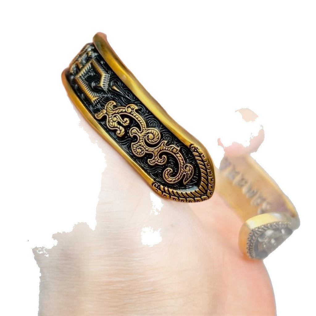 2026 New Popular Retro Copper Alloy Bracelet, Elegant New Chinese Style Bracelet, Same Style Gift For Boyfriend