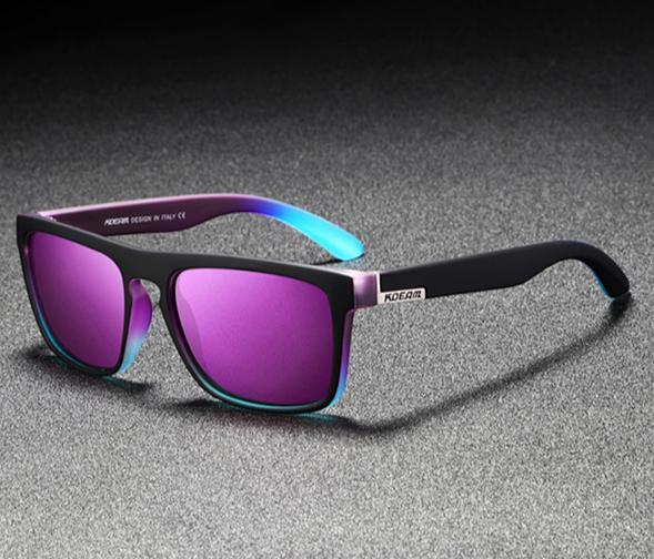 Square Mirror Polarized Sport Sunglasses UV400 Ultralight