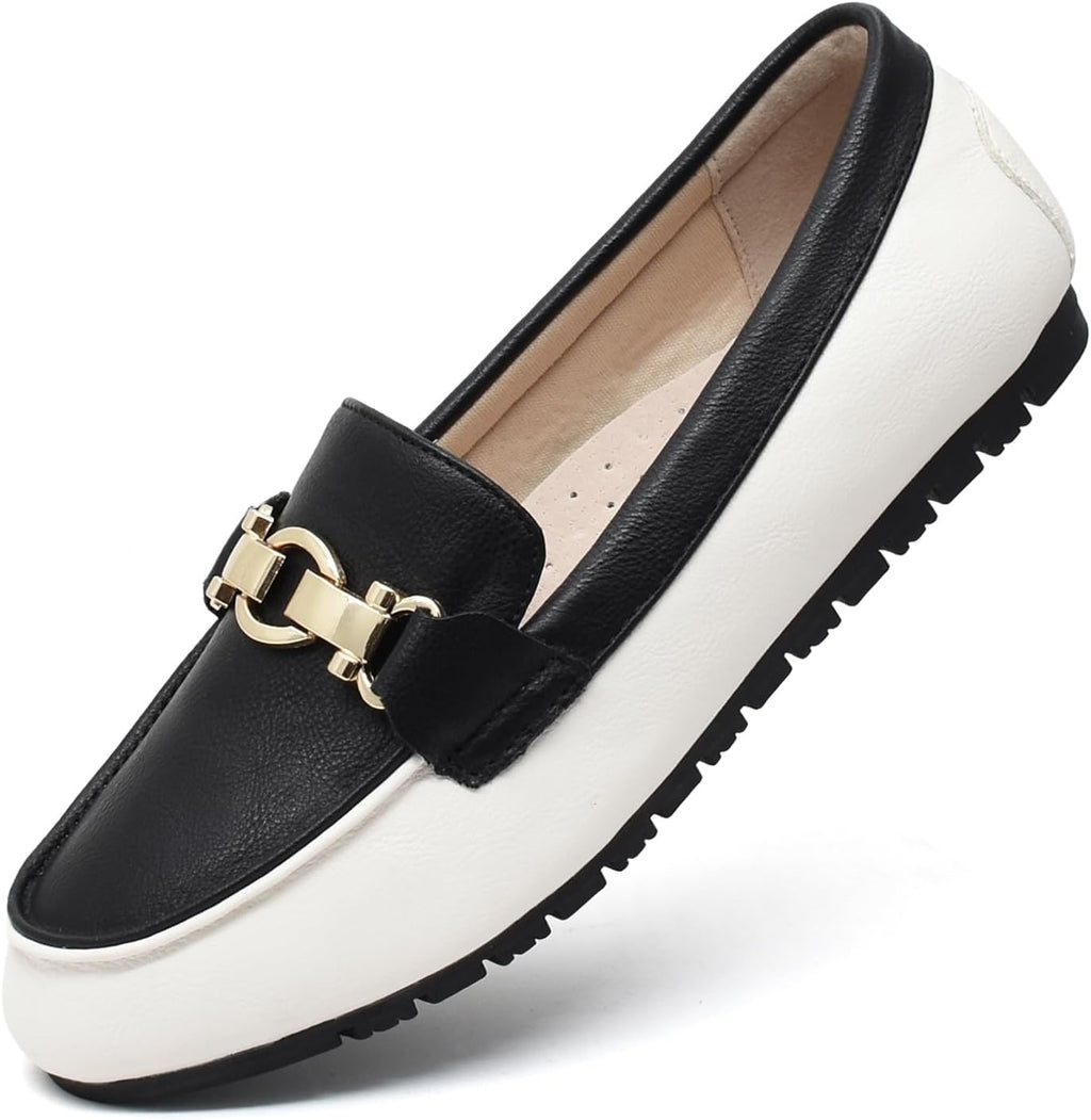 Women Loafers - Comfortable Slip On Business Casual Penny Loafers
