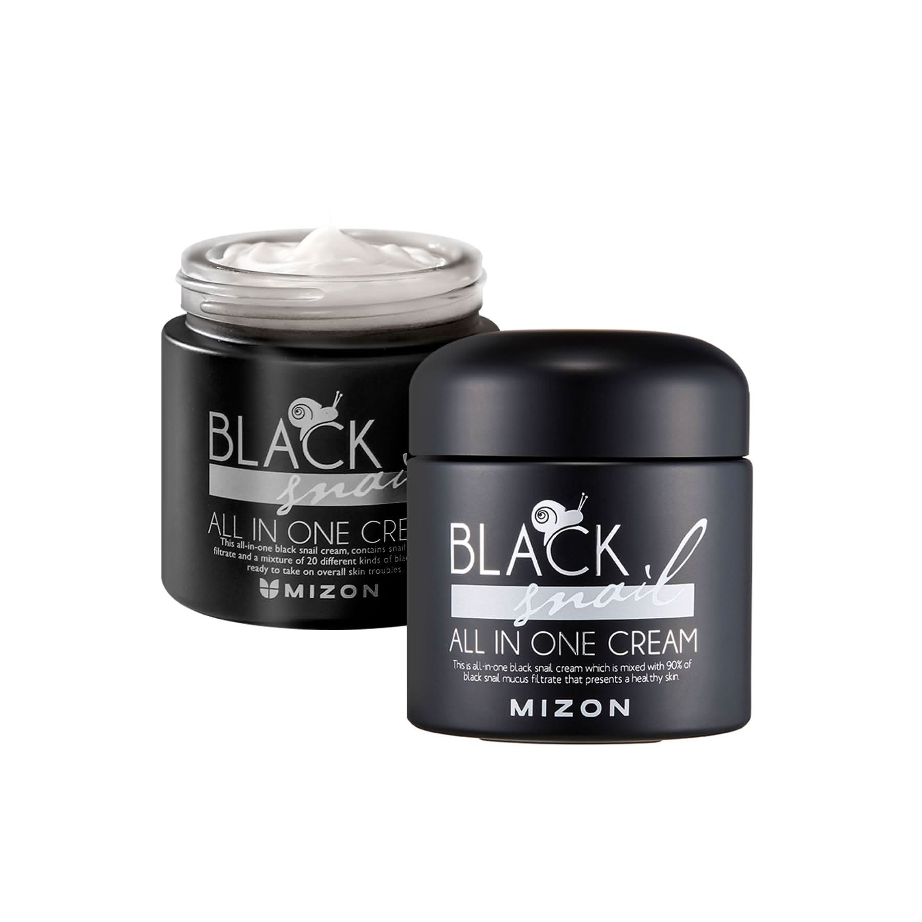 Mizon Black Snail All In One Repair Cream 2.53 fl oz jar
