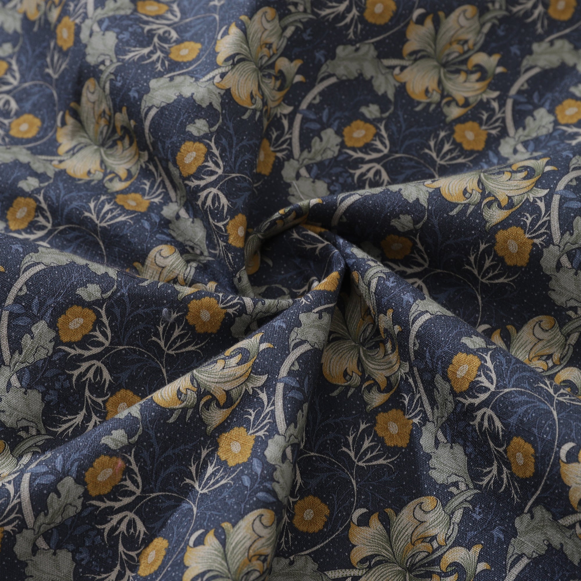 Men's Vintage Floral Cotton Button-Down Short Sleeve Aloha Shirt