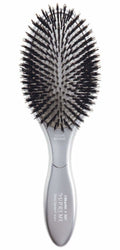 Black and silver professional Ceramic + Ion Supreme styling brush with boar bristles