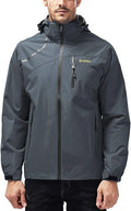 Mens Lightweight Waterproof Jacket Windproof Rain Hooded jackets for Running Hiking Cycling Travel M-7XL