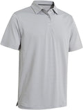 Men's Ironwave Fitness jersey-knit striped golf polo