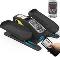 Under Desk Elliptical Machine, Electric Ellipse Leg Exerciser for Senior, Quiet and Compact Electric Seated Pedal Exerciser for Home with Monitor, Remote Control and 12 Adjustable Speeds