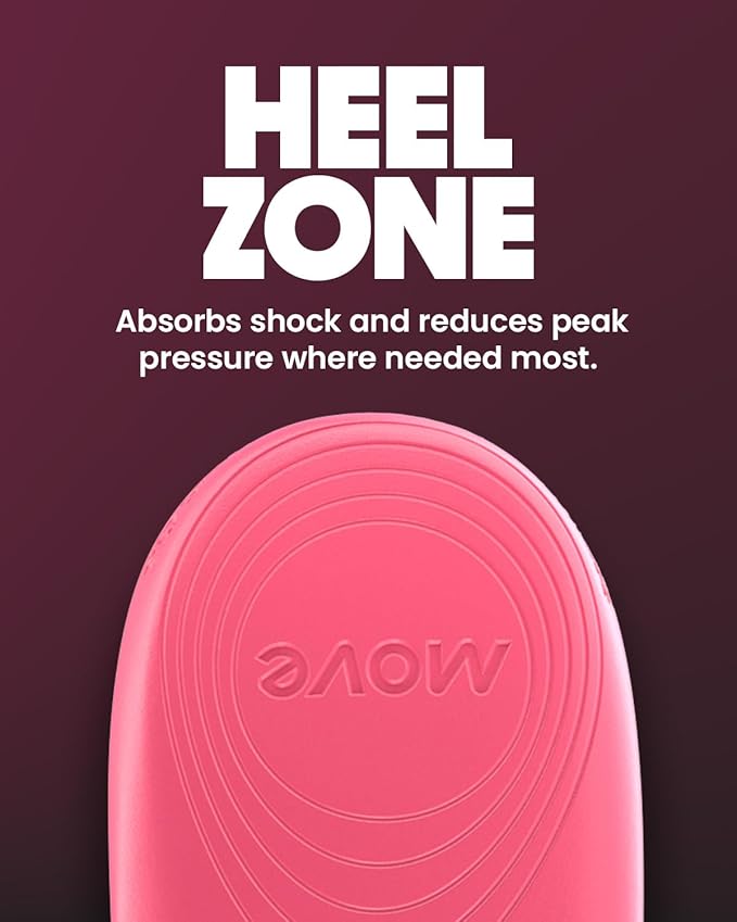MOVE Baseline - All-Purpose Insoles - Sock Liner - Ultra Thin Shock Absorption - Maximum Freedom of Movement and Energy Return Cleats, Shoes, Running, Basketball, Baseball (M9-9.5/W10.5-11)