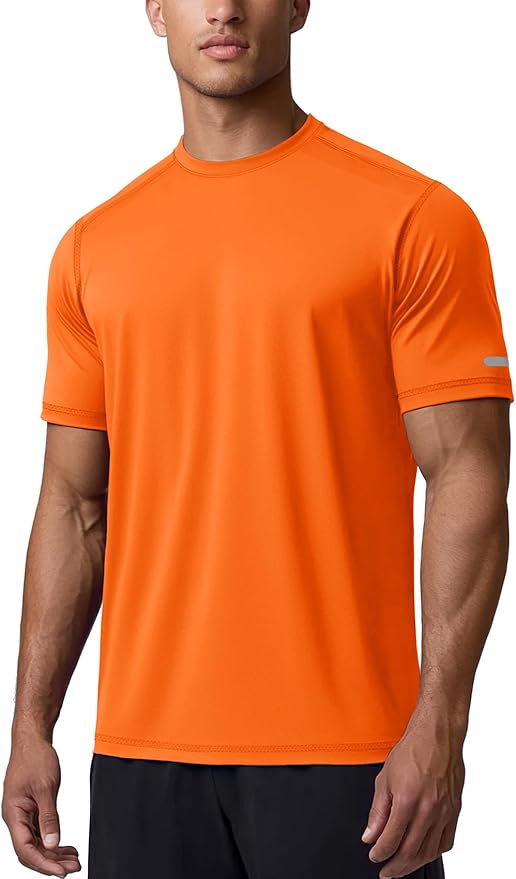 Men's Quick Dry Athletic Gym T-Shirt Moisture Wicking Workout Tee