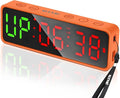 Small Gym Timer Clock Stopwatch Magnetic Workout Interval Timer, Large LED Digital Display, Home Accessories Countdown Clock for Home Gym Garage Schools