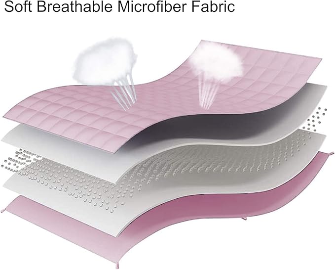 L'AGRATY Weighted Blanket - 80"x87" 25lbs Cooling Breathable Heavy Blanket Microfiber Material with Glass Beads Big Blanket for Adult All-season Summer Fall Winter Soft Thick Comfort Blanket