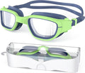 Kids Swim Goggles,Swimming Goggles for Kids 6-14, Anti-Fog UV Protection Pool Glasses for Boys Girls