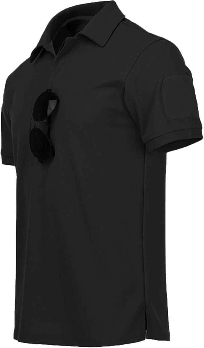 Performance Short Sleeve Tactical Golf Polo Shirt for Men