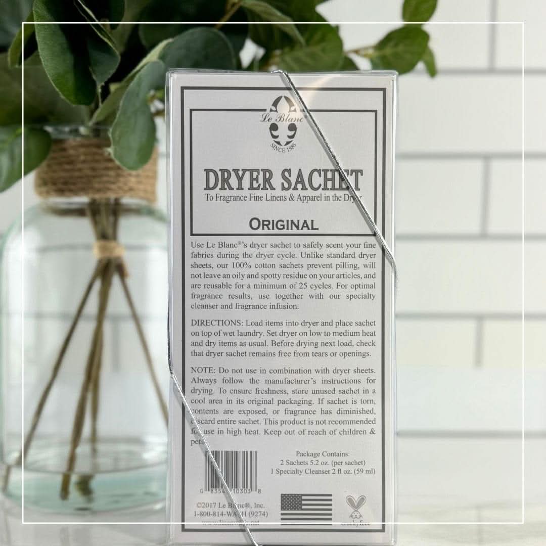 Original Dryer Sachet Double Pack - Lavender & White Fabric Care