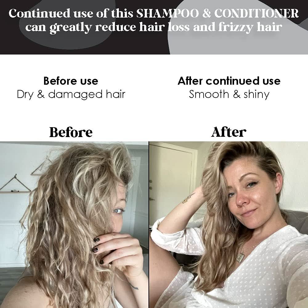 Biotin Infused Shampoo, Conditioner & Leave-in Hair Care Set