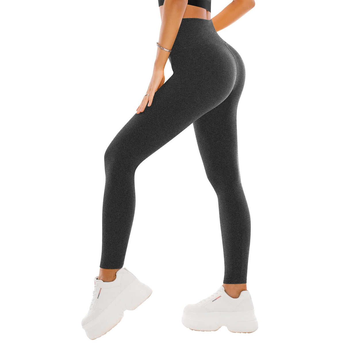 High Waisted Leggings for Women - Buttery Soft Yoga Pants with Tummy Control